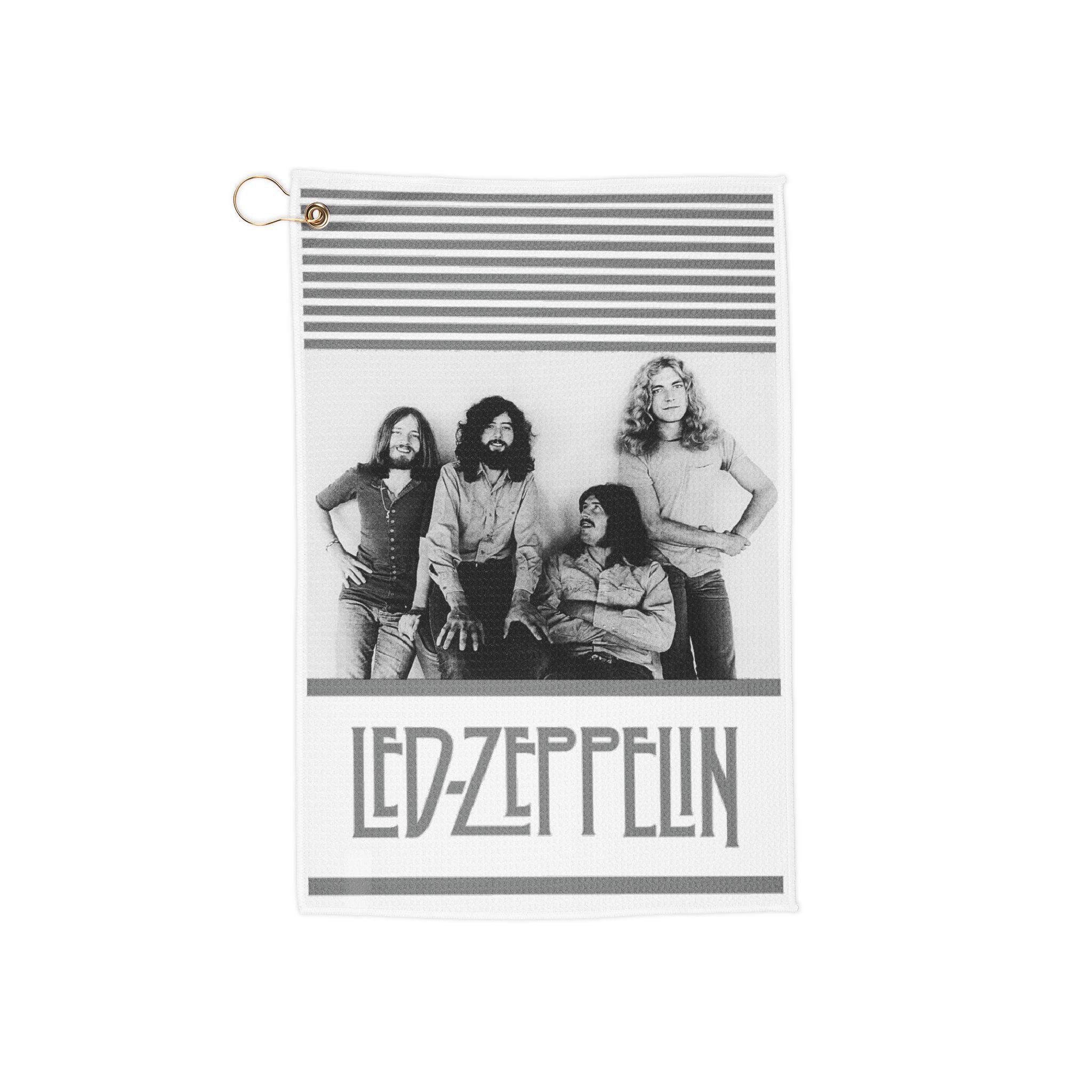 Vintage Led Zeppelin Golf Towel, Sport Towel, Concert Gift, Music Lover's Towel,