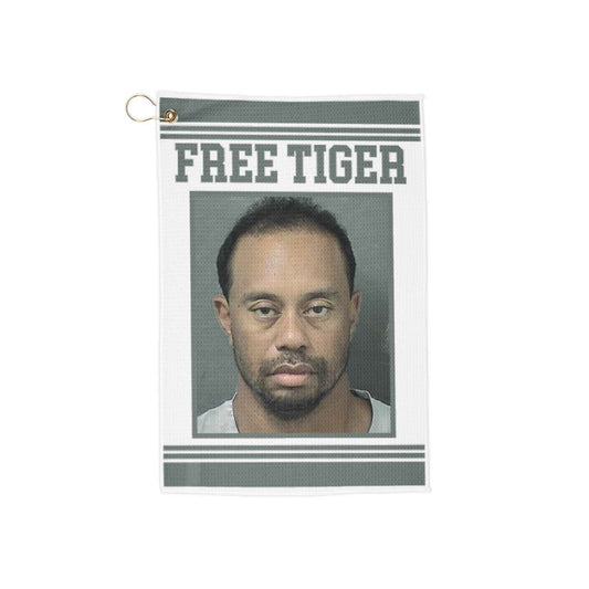 Tiger woods, Funny Golf Towel, PerfectFor Golf Lovers, Sports Events, Free Tiger