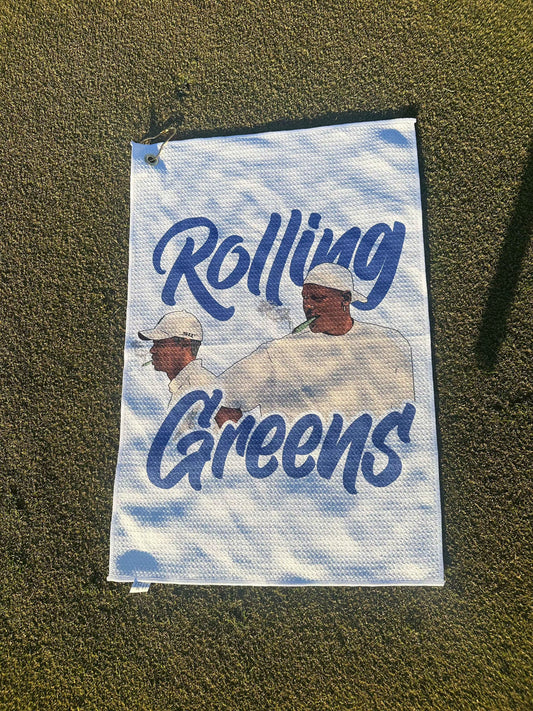 Tiger Woods and Micheal Jordan Marijuana Golf Towels